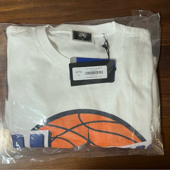 Kith for the New York Knicks City Vintage Long Sleeve Tee White Men’s Size XL - Picture 5 of 7